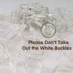 12 Stars Curtain String Lights – 8 Flashing Modes for Festival Decoration - Back View by Nari Haat, Indian ethnic w...