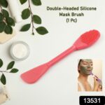2-in-1 Silicone Mask Brush for Cleansing & Mud Mask Application - With Dupatta by Nari Haat, Indian ethnic wear, wome...