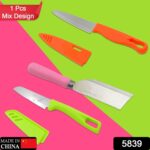 Stainless Steel Knife For Kitchen Use, Knife Set,  Fruit, Vegetable,(Mix Design 1 Pc) - With Dupatta by Nari Haat, In...