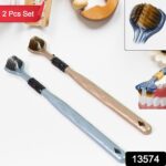 3 Sided Toothbrush, Soft Bristle Toothbrush (2 Pc Set) - With Dupatta by Nari Haat, Indian ethnic wear, women clothin...