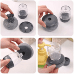 Handheld Soap Dispenser with Scrub (1 Set) - Back View by Nari Haat, Indian ethnic wear, women clothing, designer suit