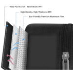 Lunch Box Bag for Women Men Insulated Lunch Bag With Zipper (1 Pc) - Closeup Embroidery by Nari Haat, Indian ethnic w...