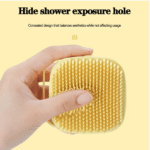 SILICONE MASSAGE BATH BODY BRUSH WITH SHAMPOO DISPENSER, SCRUBBER - Sleeve Design by Nari Haat, Indian ethnic wear, w...