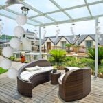 Solar Crystal Ball Color Changing LED Hanging Light for Patio Yard Garden - Sleeve Design by Nari Haat, Indian ethnic...