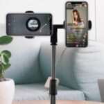 Mobile Phone Stand and Holder for Online Classes Table Bed - Neckline Detail by Nari Haat, Indian ethnic wear, women ...