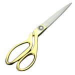 Stainless Steel Tailoring Scissor Sharp Cloth Cutting (8.5inch) (Golden) - Sleeve Design by Nari Haat, Indian ethnic ...