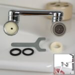 Splash Faucet Filter 180° Rotating Sprayer – Water-Saving Sink Aerator Extender - Front View by Nari Haat, Indian ...