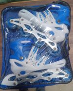 Inline Skates with LED Flashing Light Adjustable Length Premium Quality Skates Pair - Full Detail by Nari Haat, India...