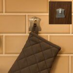 Self-Adhesive Stainless Steel Hooks for Robes