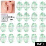 Baby Waterproof Ear Stickers, Heel Invisible Foot Sticker (20 Pcs Set Approx) - With Dupatta by Nari Haat, Indian eth...