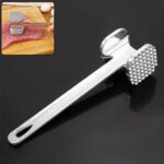 Double Sided Beef Steak Mallet (Aluminum): Meat Tenderizer Hammer - Front View by Nari Haat, Indian ethnic wear, wome...