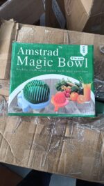 2 In 1 Salad Cutter Bowl with Lemon Squeezer Citrus Juicer (1 Pc) - Fabric Detail by Nari Haat, Indian ethnic wear, w...