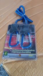 Carabiner Bungee Cord with Hook for Luggage & Bags (1 Pc / Mix Color) - Full Detail by Nari Haat, Indian ethnic wear,...