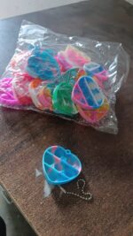 Fidget Toys for Kids Mini  Keychain (1 Pc / Mix Color & Design) - Fabric Detail by Nari Haat, Indian ethnic wear, wom...