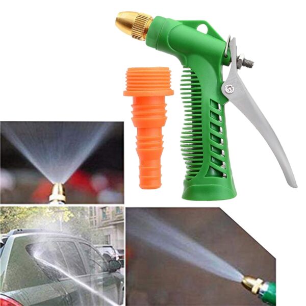 Water Spray Gun Trigger High Pressure Water Spray Gun for Car / Bike / Plants - Front View by Nari Haat, Indian ethni...