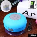 Mini Waterproof Hands-Free Bluetooth Speaker with MIC Suction Cup (1 Pc) - With Dupatta by Nari Haat, Indian ethnic w...