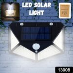 Outdoor Solar Lamp 100 LED Solar Light PIR Motion Sensor Wall Light ( 1 Pc) - With Dupatta by Nari Haat, Indian ethni...
