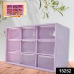 Plastic Compact Drawer Organizer for Jewellery (9 Compartment) - With Dupatta by Nari Haat, Indian ethnic wear, women...