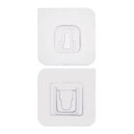 Magic Adhesive Plastic Wall Hooks Heavy Duty Hooks (Pack of 20) - 10 pair - Closeup Embroidery by Nari Haat, Indian e...