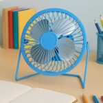 USB Table Desk Personal Metal Electronic Fan, Suitable For Office, School Use (1 Pc) - Front View by Nari Haat, India...
