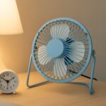 Big USB Table Desk Personal Metal Electronic Fan,  For Office, School Use (1 Pc) - Front View by Nari Haat, Indian et...