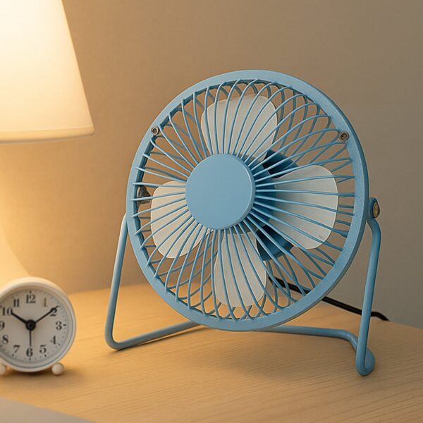 Big USB Table Desk Personal Metal Electronic Fan,  For Office, School Use (1 Pc) - Front View by Nari Haat, Indian et...