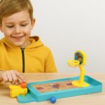 Mini Tabletop Finger Basketball and Bowling Game