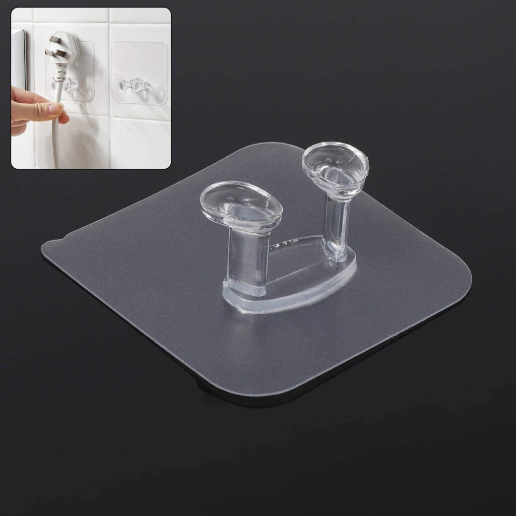 Transparent Self-Adhesive Wall Hook