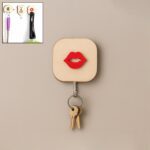 Wooden Cartoon Wall Hook – Kids Room & Bathroom Storage Hook - Front View by Nari Haat, Indian ethnic wear, women c...