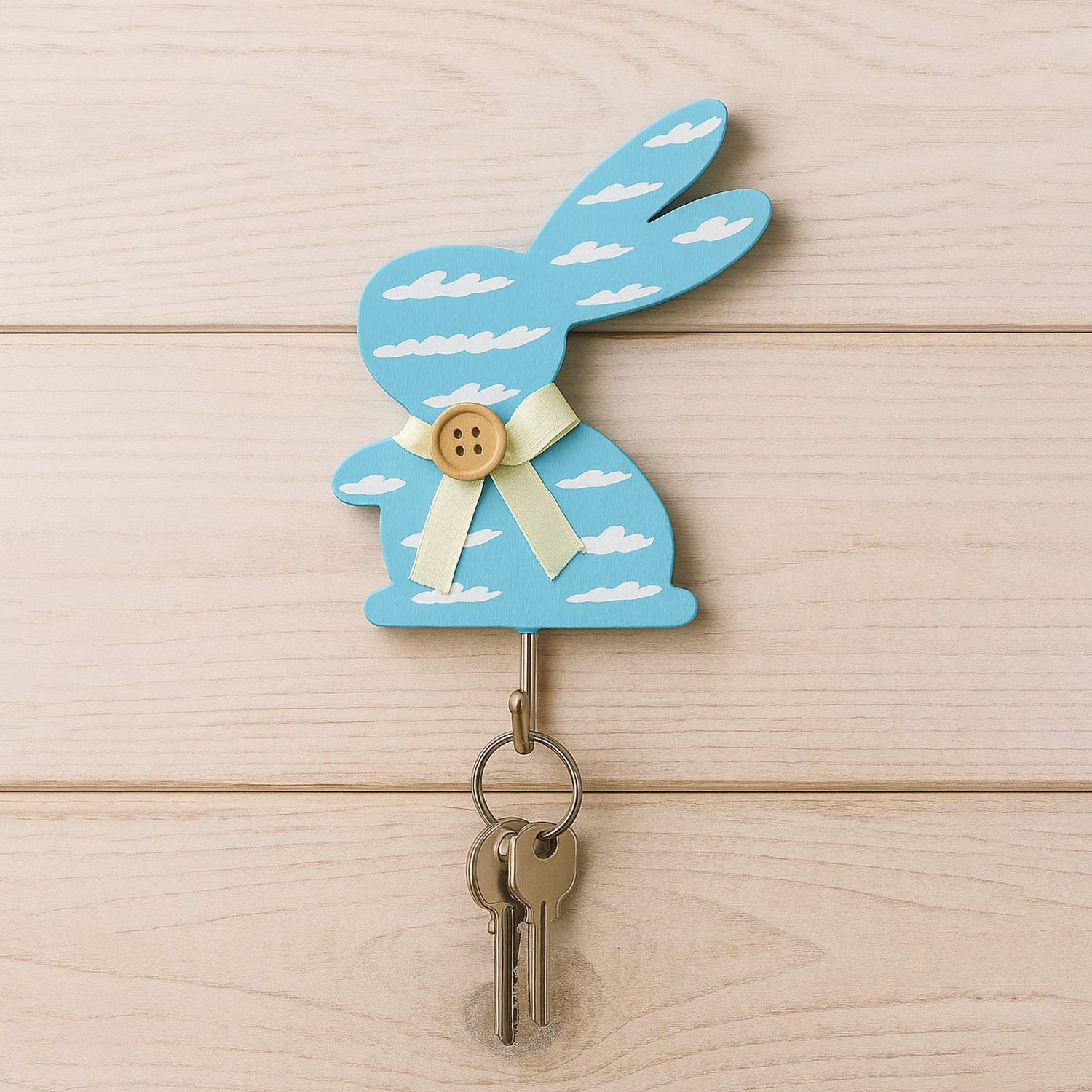 17872_bunny_adhesive_hook_1pc.jpg Bunny Adhesive Wall Sticky Hook – Strong Hook for Office, Bathroom & Home (1 Pc) - Front View by Nari Haat, Indian ...