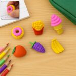 3D Food Design Novelty Erasers