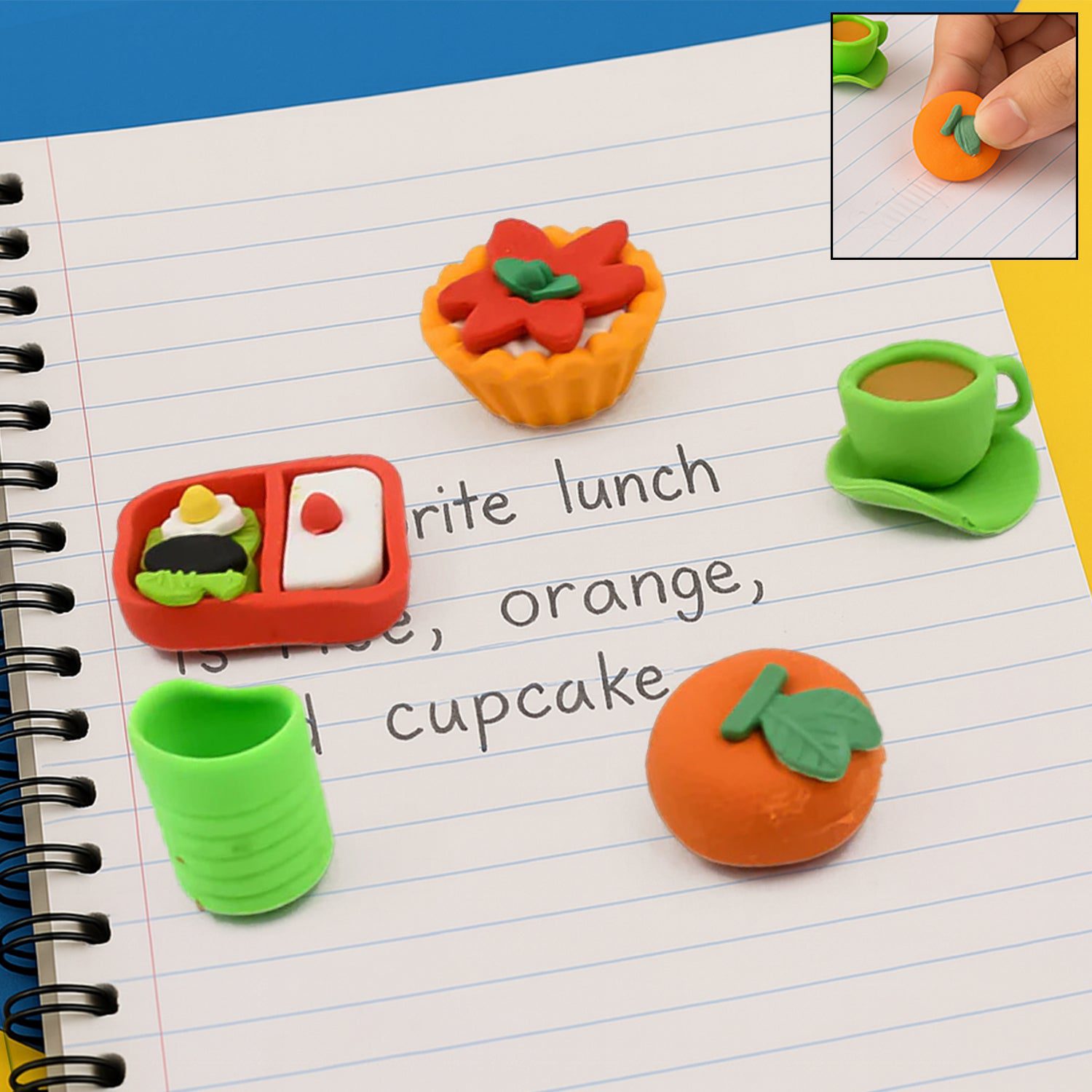 3D Mix Design Novelty Erasers