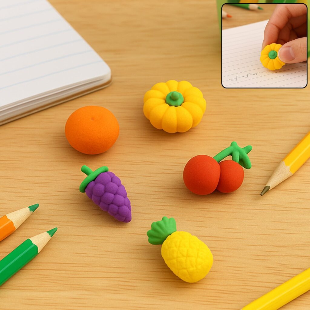 3D Mix Design Cute Erasers
