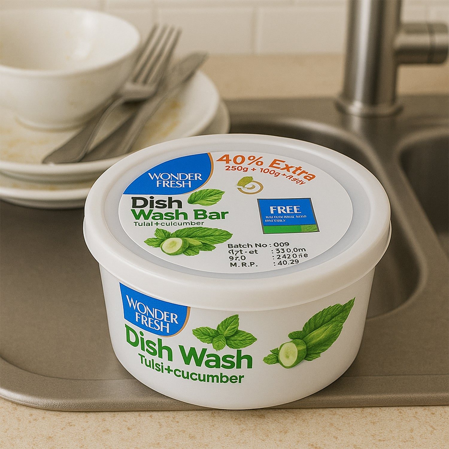 18044.jpg Fresh Mix Dishwash Bar Scrubber