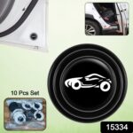 Car Door Shock Absorber Car Door Protection Sticker (10 Pcs Set) - With Dupatta by Nari Haat, Indian ethnic wear, wom...
