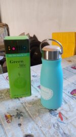 Stainless Steel Water Bottle for Gym & Office (360ml, Leak-Proof) - Full Detail by Nari Haat, Indian ethnic wear, wom...