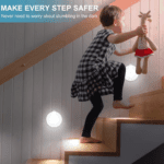 Round Shape 8 LED Motion Sensor Induction Led Light (1 Pc) - Sleeve Design by Nari Haat, Indian ethnic wear, women cl...