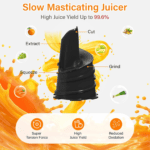 Manual Juicer Modern Plastic Fruit and Vegetable Juicer (1 Pc / Bowl Not Included) - Back View by Nari Haat, Indian e...