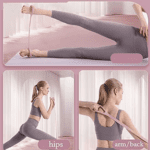 Silicone Resistance Bands Fitness Elastic Stretch (1 Pc) - Neckline Detail by Nari Haat, Indian ethnic wear, women cl...