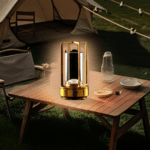 Crystal Lantern Table Lamp Rechargeable Cordless LED Light with 3 Colors 1 Pc - Fabric Detail by Nari Haat, Indian et...