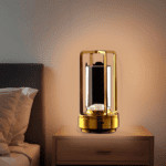 Crystal Lantern Table Lamp Rechargeable Cordless LED Light with 3 Colors 1 Pc - Full Detail by Nari Haat, Indian ethn...