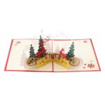 3D -Up Greeting Card (1 Pc): Birthday, Love, Christmas - Sleeve Design by Nari Haat, Indian ethnic wear, women clothi...