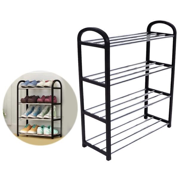 4 Shelves Shoe Rack for Home