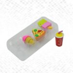 Fun Erasers for Kids! Mix & Match: Food & Drink Erasers (Set of 1) - Fabric Detail by Nari Haat, Indian ethnic wear, ...