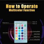 Wireless Bluetooth Sensor 12W Music Multicolor LED Bulb with Remote Controller - Neckline Detail by Nari Haat, Indian...