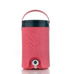 Multicolored insulated plastic water jug with handle