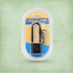 Lock with Key Metal Locker 1 Set Padlock Mini Padlock Beam Plastic (1 pc) - Back View by Nari Haat, Indian ethnic wea...