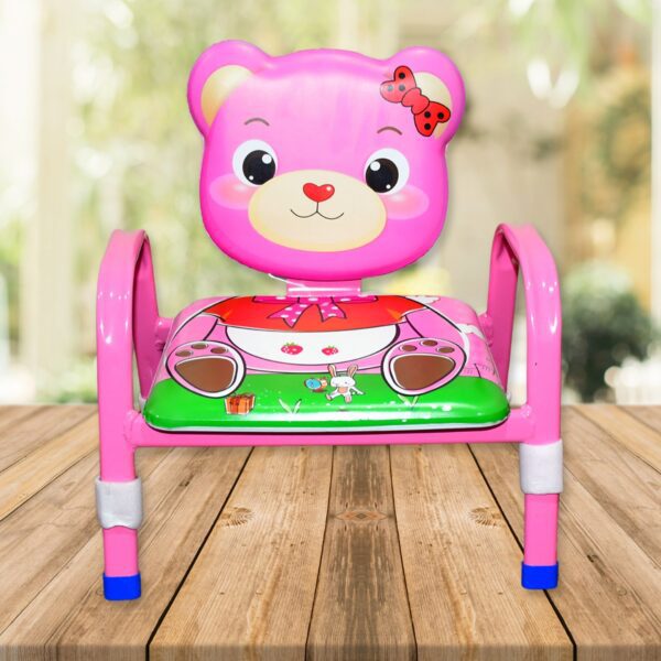 Cartoon Baby Chair Strong Steel Cushion & Comfortable Baby Chair High Quality Chair (1 Pc) - Front View by Nari Haat,...