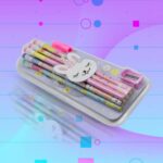 Cute Rabbit Bear Drawing Graphite Writing Pencil Set with Pencil Sharpener & Eraser, Pencil and Eraser Set with Erase...