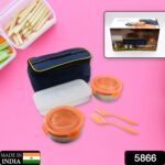 AIRTIGHT & LEAK PROOF STAINLESS STEEL CONTAINER MULTI COMPARTMENT LUNCH BOX CARRY TO ALL TYPE LUNCH IN LUNCH BOX & PR...